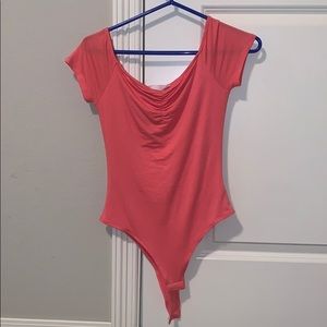 Coral wasabi & mint bodysuit